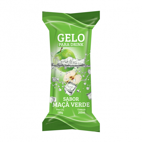 GELO SABOR MAÇÂ VERDE